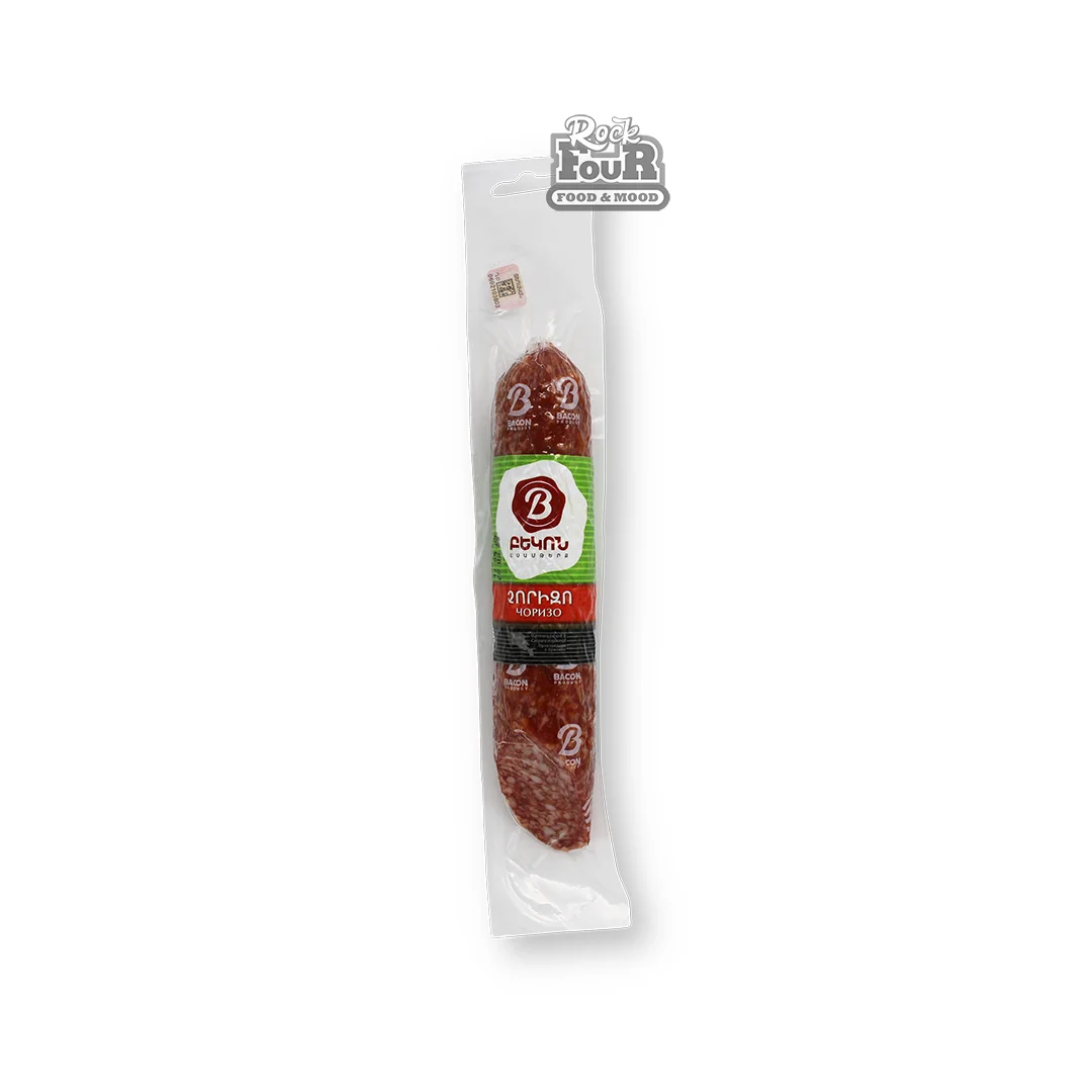 Raw smoked sausage "Bacon Chorizo" 192g